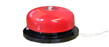 Hallo 4" Round Bell, Fire Alarm Bell 4" Japan, 4" Red Round Bell 100mm