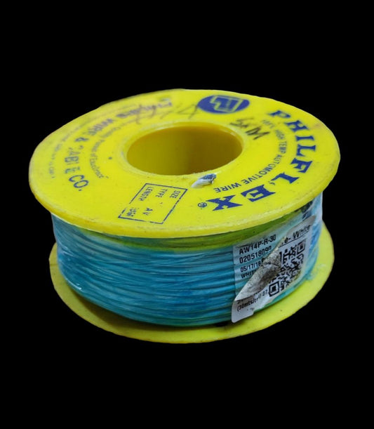 Philflex Auto Wire AWG 14 ( 2.0 mm), Automotive Wire #14 (2.0 mm) Yellow