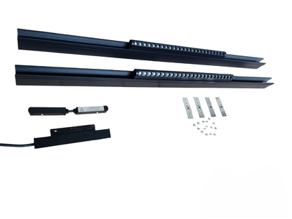 IILUMIQ TERRA Magnetic Track Light 2 Meter 50mm with 2pc 24W LED Rotary Grille Track Light 220V Daylight 6500K