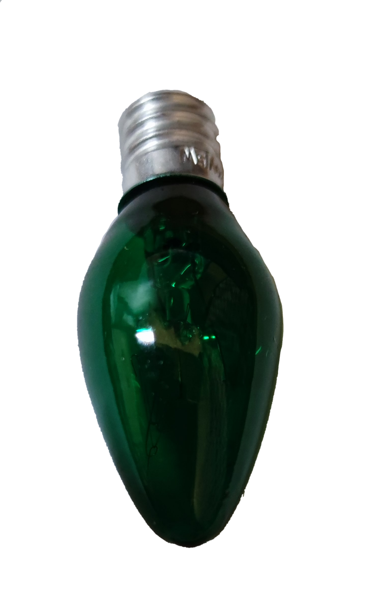 Pollux altar bulb E12 220V for season lights in a green finish ideal for festive decorations