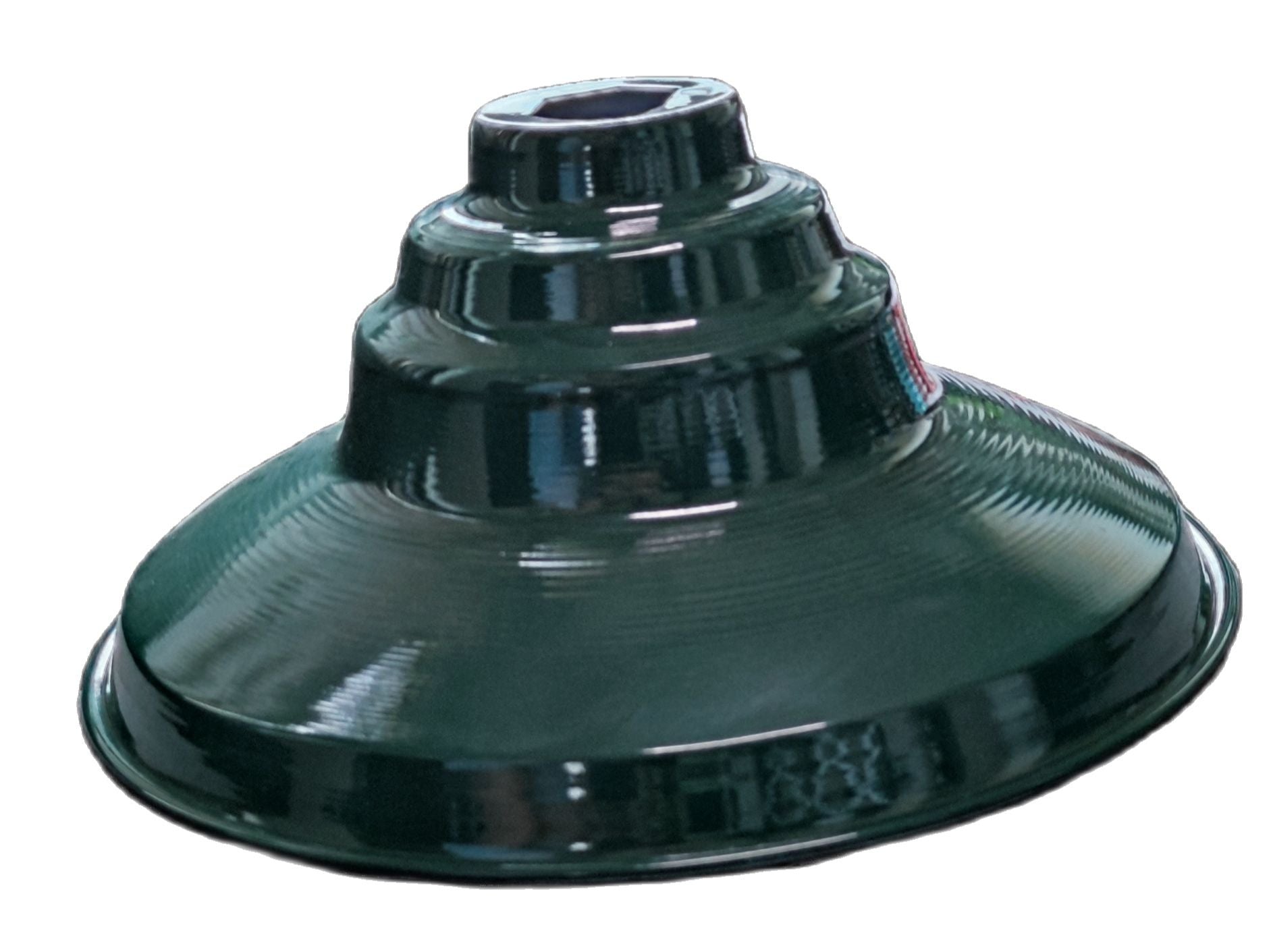 Amco 16 inch lamp cover Shallow Type in green color for lighting installation and accessories