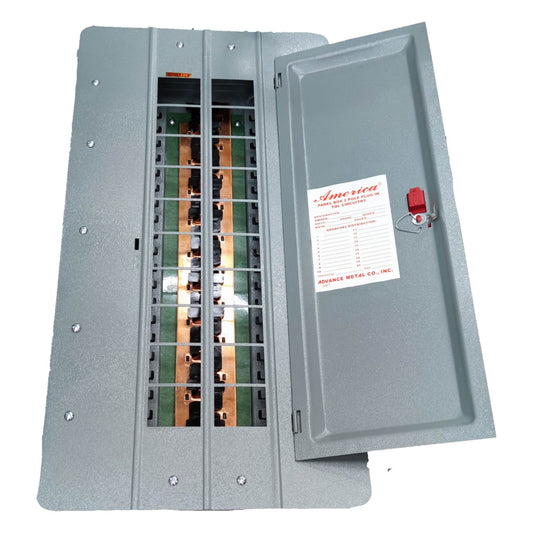 America 10X10 Panel Board 20 Holes Distribution Panel 18 Branches For Plug In Circuit Breaker Flush Mounted Type