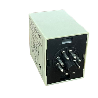 Anly AH3NB analogue timer relay 220V with adjustable time settings and pin connections