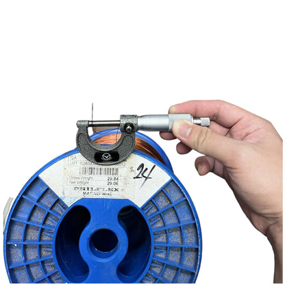 Philflex 300 Grams Magnet Wire AWG 24 Enameled Copper Wire 0.50mm Heavy Formix Approx 157.07 Meters Per Roll