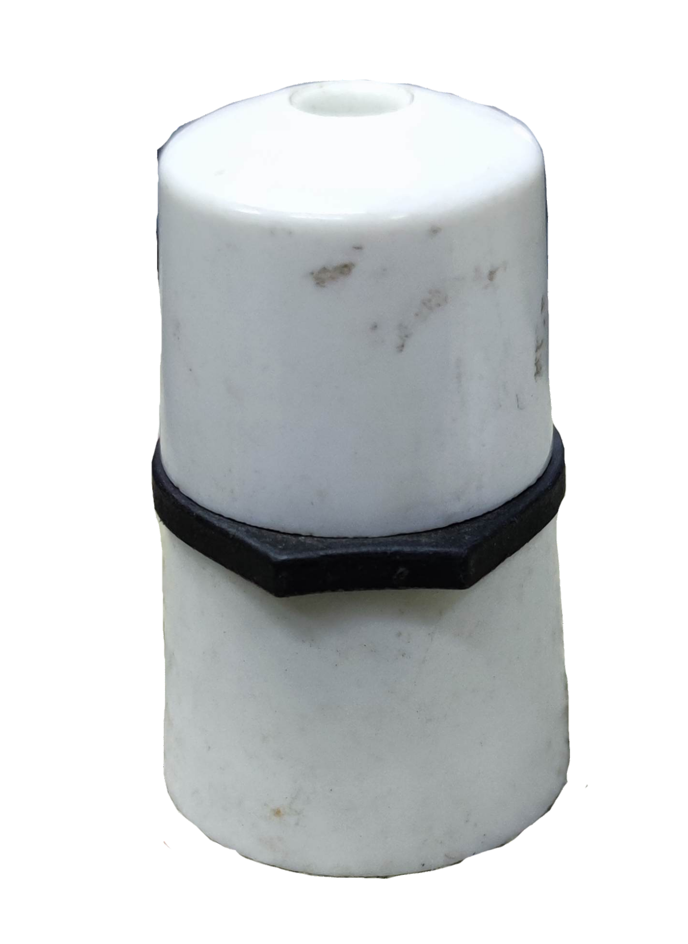 White ceramic B22 hanging socket 250V for lighting installation and accessories