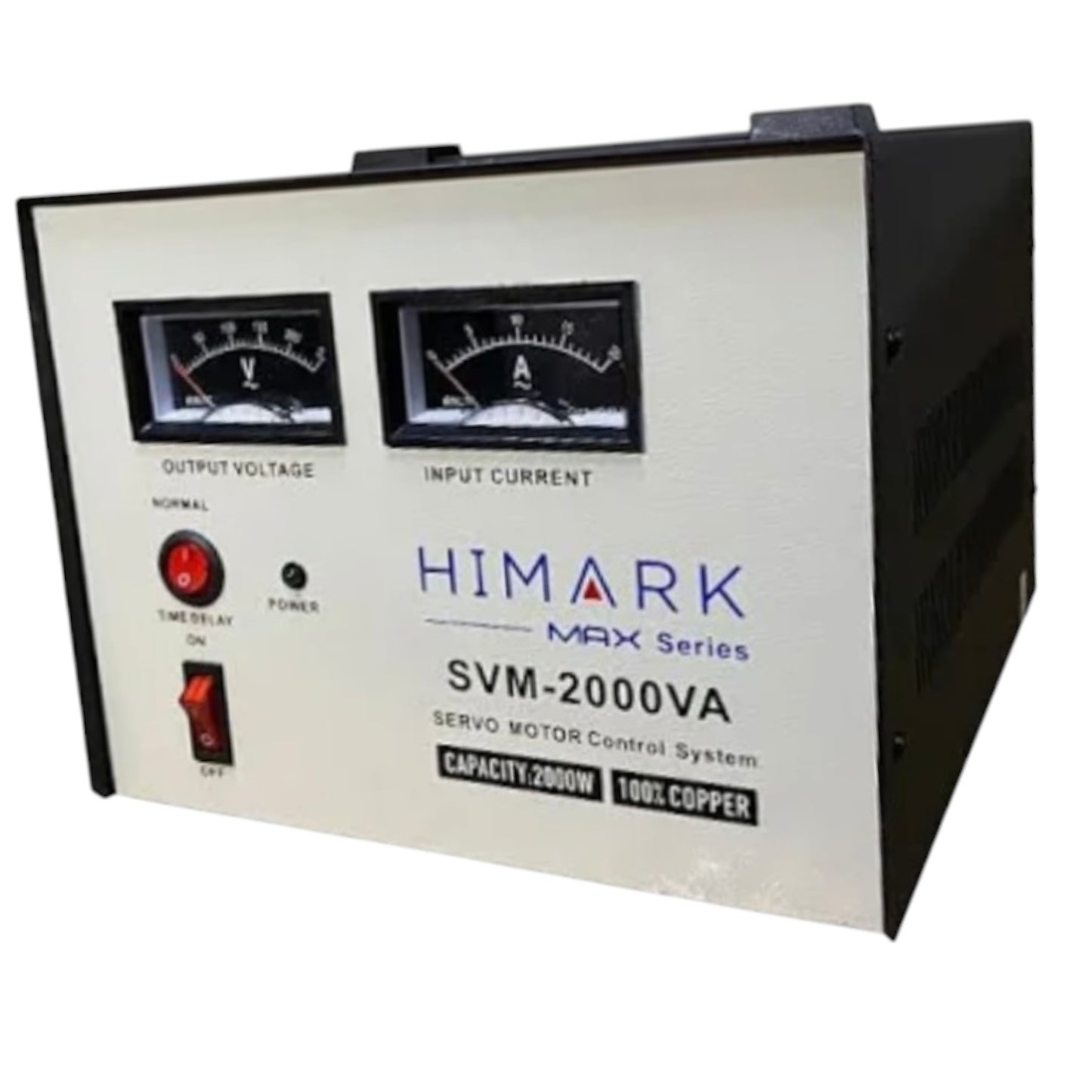 Himark 2000W AVR 4 Universal Socket 3x220V 1x110V Max Series Pure Copper  SVM-2000VA