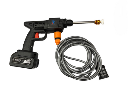 Handy Pressure Washer Wireless Battery Operated 4.5 Meters Hose Length with 2 battery pack