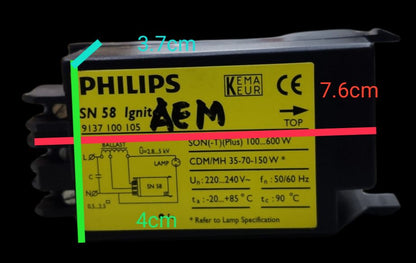 Philips Ignitor SN 58  for SON-T Plus 100-600W 220V CDM/MH35-70-150W
