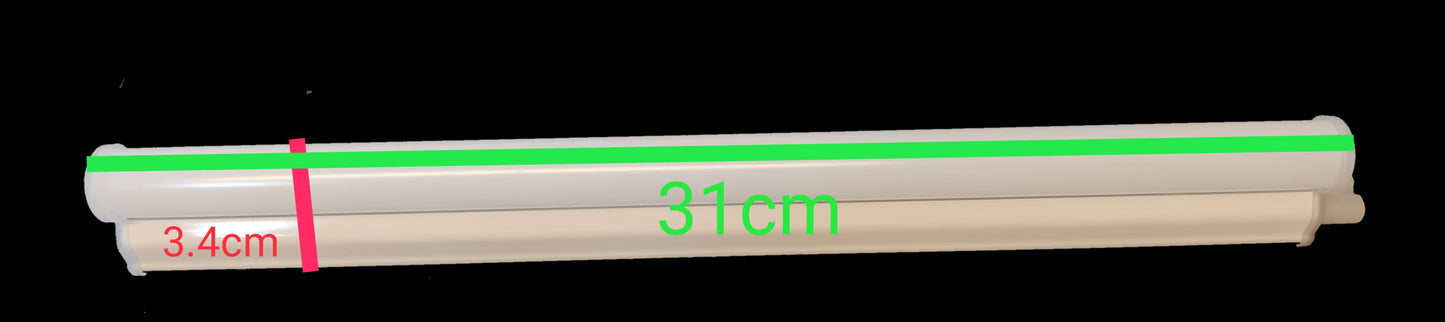 Ecolum 4W T5 LED Fluorescent Fixture 220V Warm White, T5 LED Batten 4W 220V 3000K 31cm length