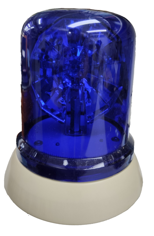 Revolving Lights Blue 220V AC 55W Big, Warning Light 220V Emergency Light