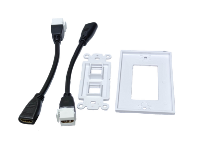 Grippes 2 Gang HDMI Outlet with Cord