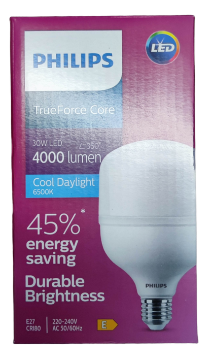 Philips 30W LED Capsule Bulb E27 220V True Force Core, 30W LED Bulb E27 220V