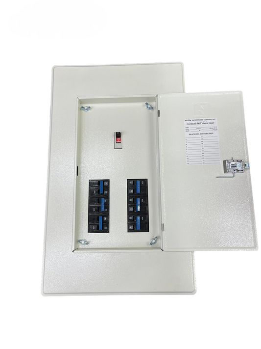 Koten & Taiyou Panel Board 250A 2Pole Main 250SPS with 6 Branches 2 Pole Bolt on