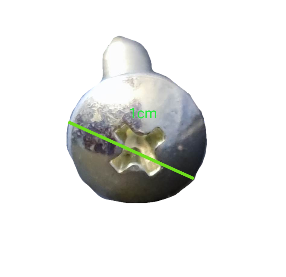 Local Screw 1 x 2 cm Chrome ( 30PCS), Wood Screw 1" Chrome Philips