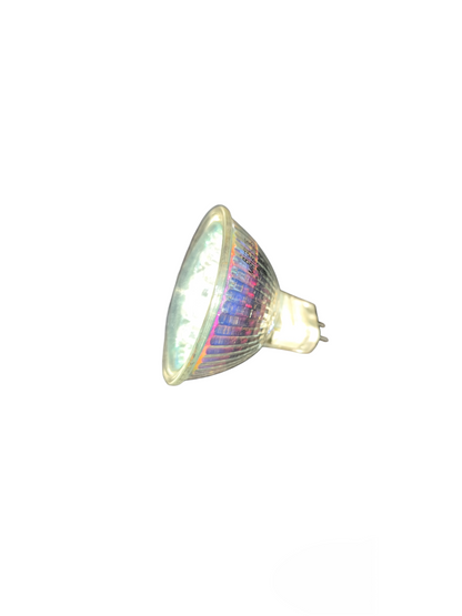 Biglite 1W LED MR16 bulb with clear reflector and two-pin base for energy-efficient lighting