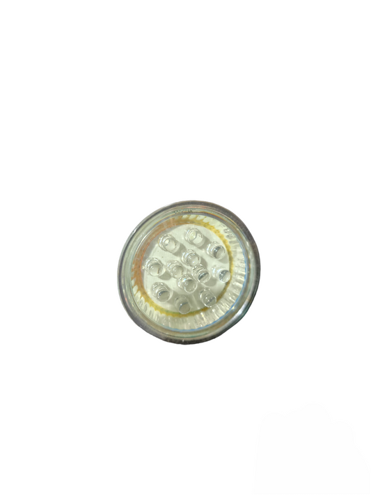 Biglite 1W LED MR16 bulb with multiple LED diodes in a reflective housing for focused lighting