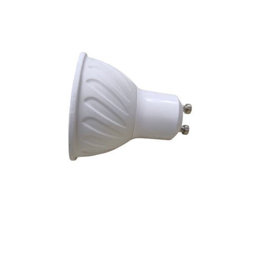 Biglite 7W MR-16 LED bulb GU10 white spotlight with finned heat sink for recessed and track lighting