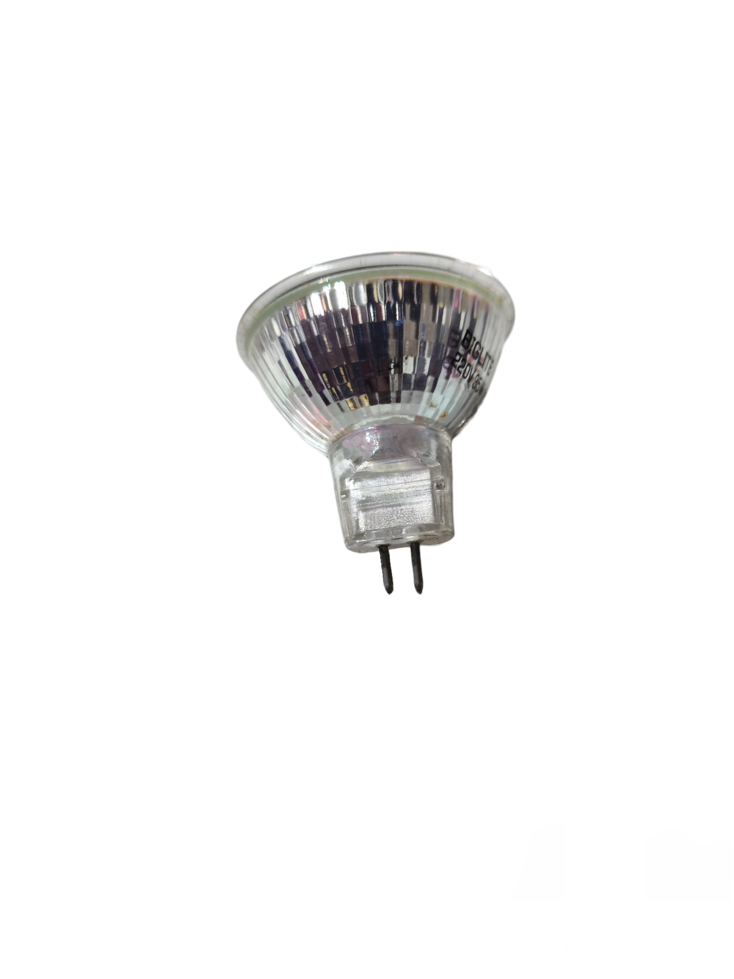 Biglite Colored Halogen Bulb MR16 220V Green faceted reflector spotlight lamp with GU5 3 two pin base