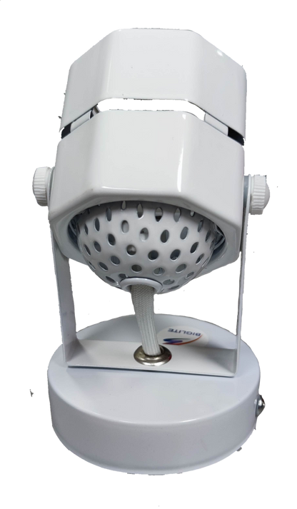Biglite white adjustable MR-16 Lamp Holder Spot Light Holder with swivel mount for track or display lighting