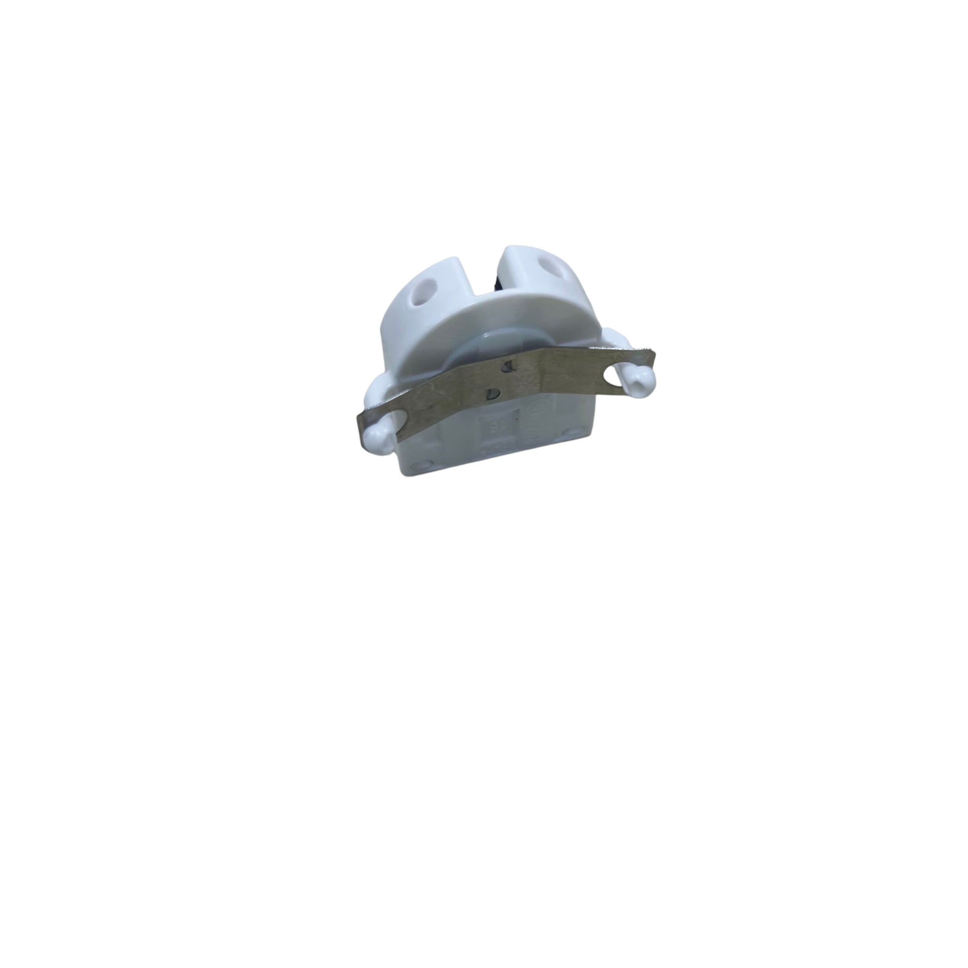 BJB fluorescent T8 snap fit holder designed for easy installation and secure lamp support