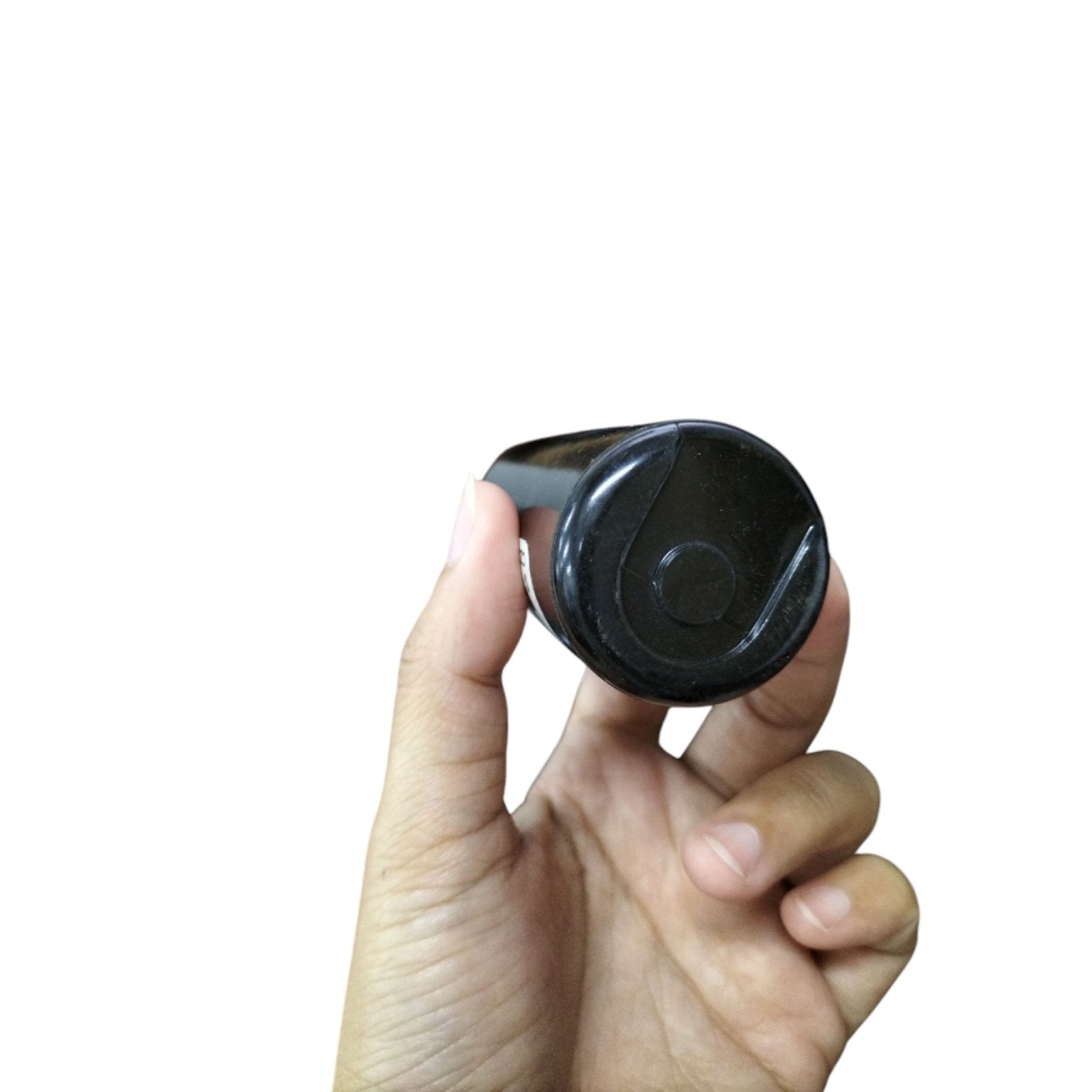 BMI 216-259MFD AC capacitor 250V held in hand with a black casing for electrical applications