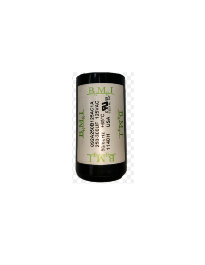 BMI motor starting capacitor 250-300 uf rated 250VAC for electrical circuitry and parts