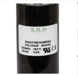 BMI Starting capacitor 270-324UF 330V for reliable motor performance and efficiency