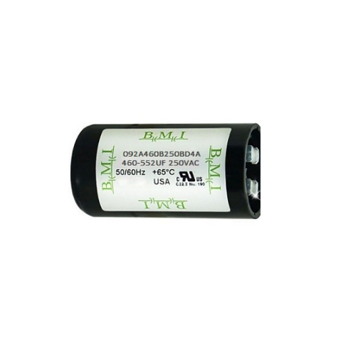 BMI Starting capacitor 460-552uf 250V with durable housing for electrical applications