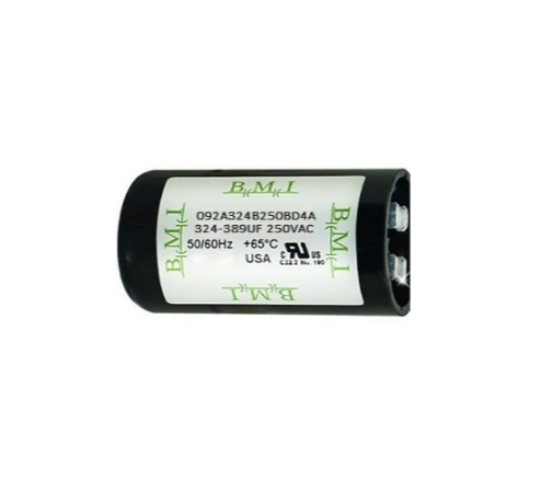 BMI Starting capacitor 324-389UF 250V for electrical applications with high voltage capacity