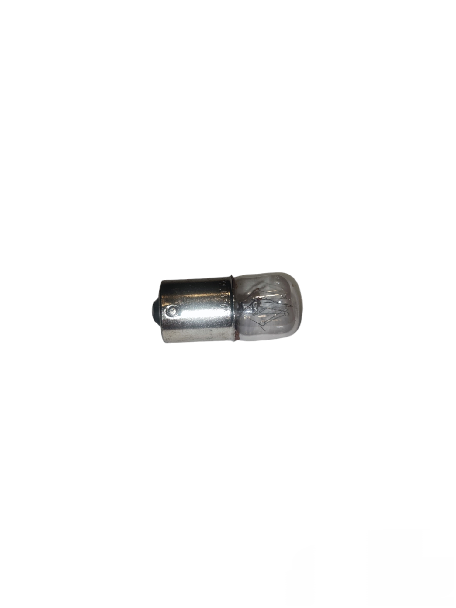 China made Bulb B15 24V 5W Single Contact incandescent bulb with clear glass and metallic base