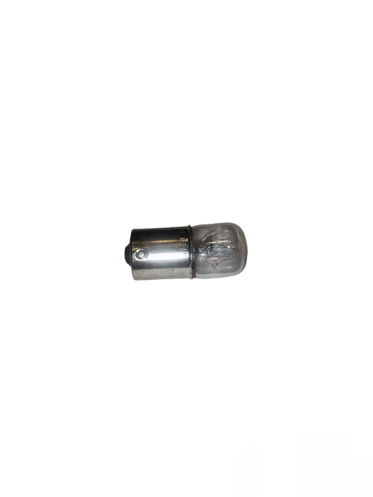 China made Bulb B15 24V 5W Single Contact incandescent bulb with clear glass and metallic base