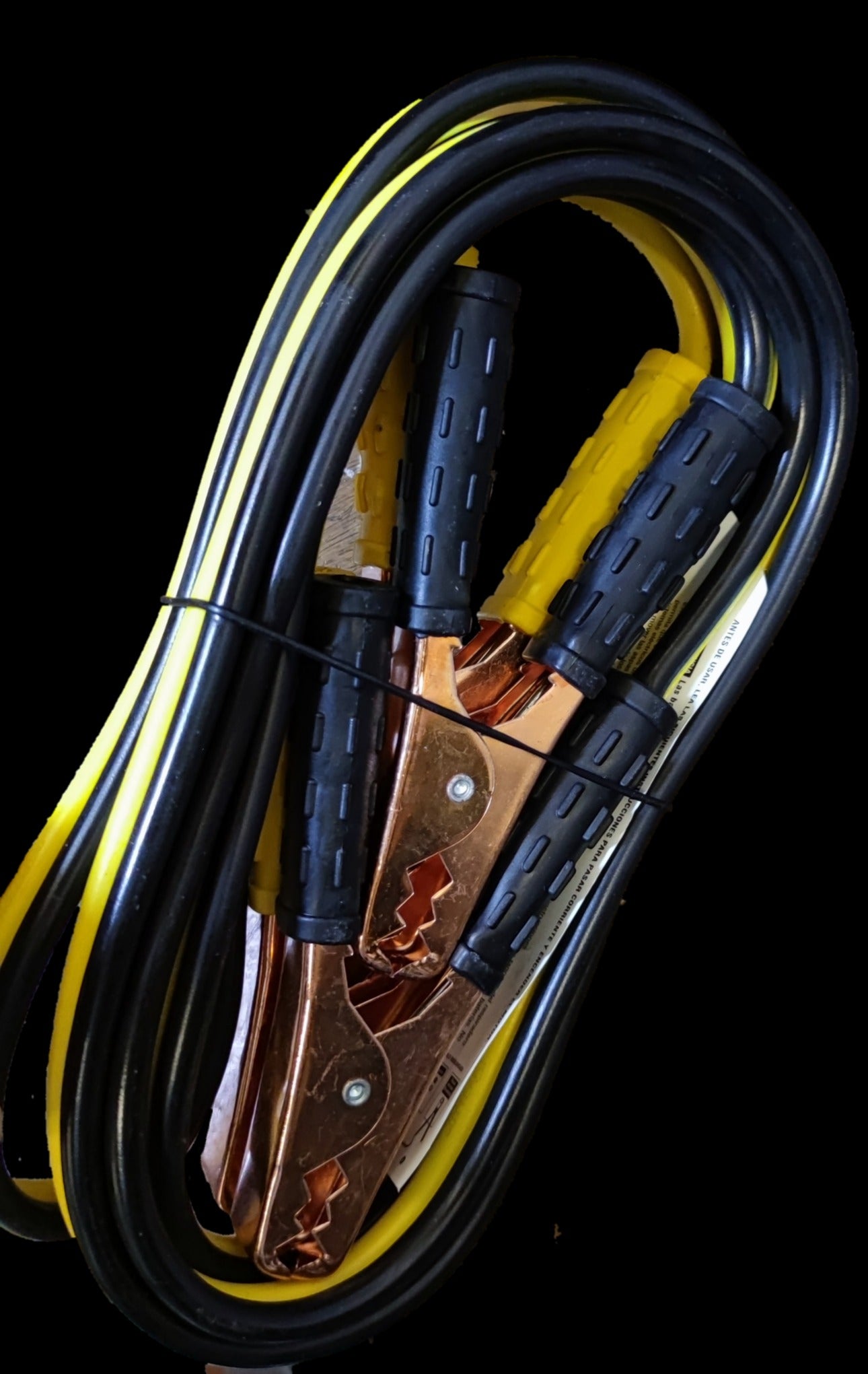 Electx Electrical Supply Butterfly Booster Cable 3 Meters with copper clamps and insulated handles