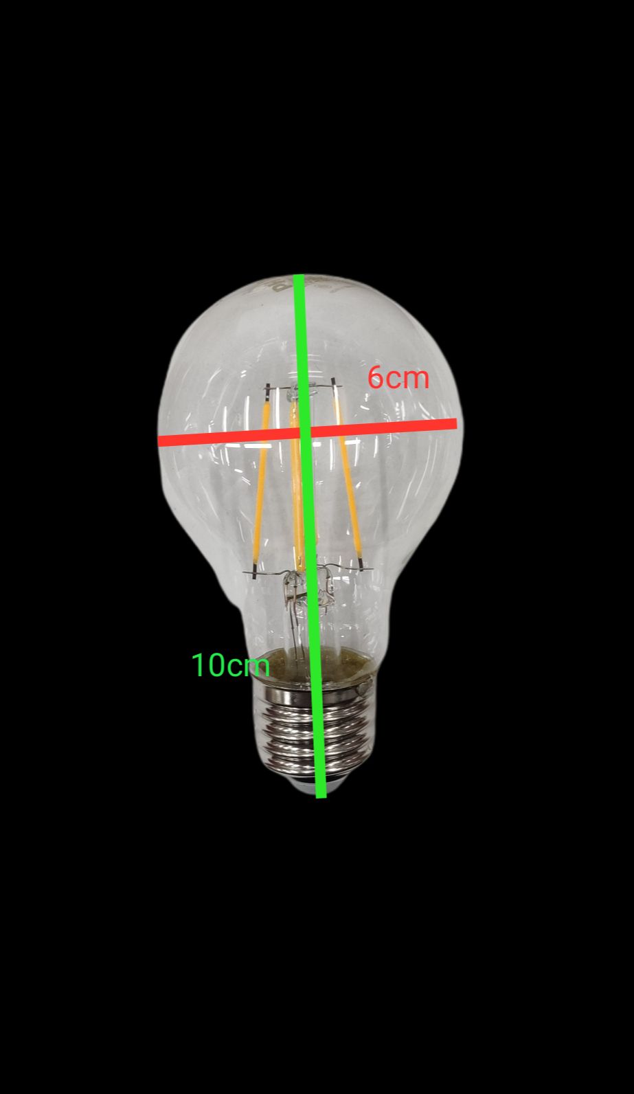 Philips 6W LED Filament Bulb E27 220V Warm White