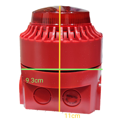 Horn Strobe Fire Alarm ( HORING LIH) AH-03127-BS , Warning Strobe Fire Alarm, Horn Siren
