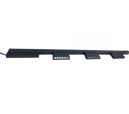 ILLUMIQ TERRA LED Magnetic Track Light 1 Meter 26mm with 3pcs 6W LED Rotary Grille Track Light 220V Warm White 3000K