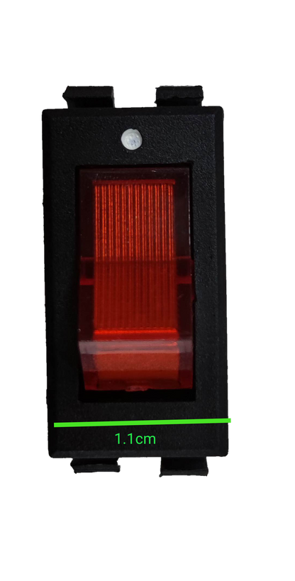 Rocker Switch 5A 125V Red Indicator SPST,