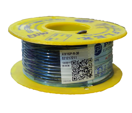 Philflex Auto Wire AWG 16 ( 1.25mm), Automotive Wire #16 (1.25mm) Yellow