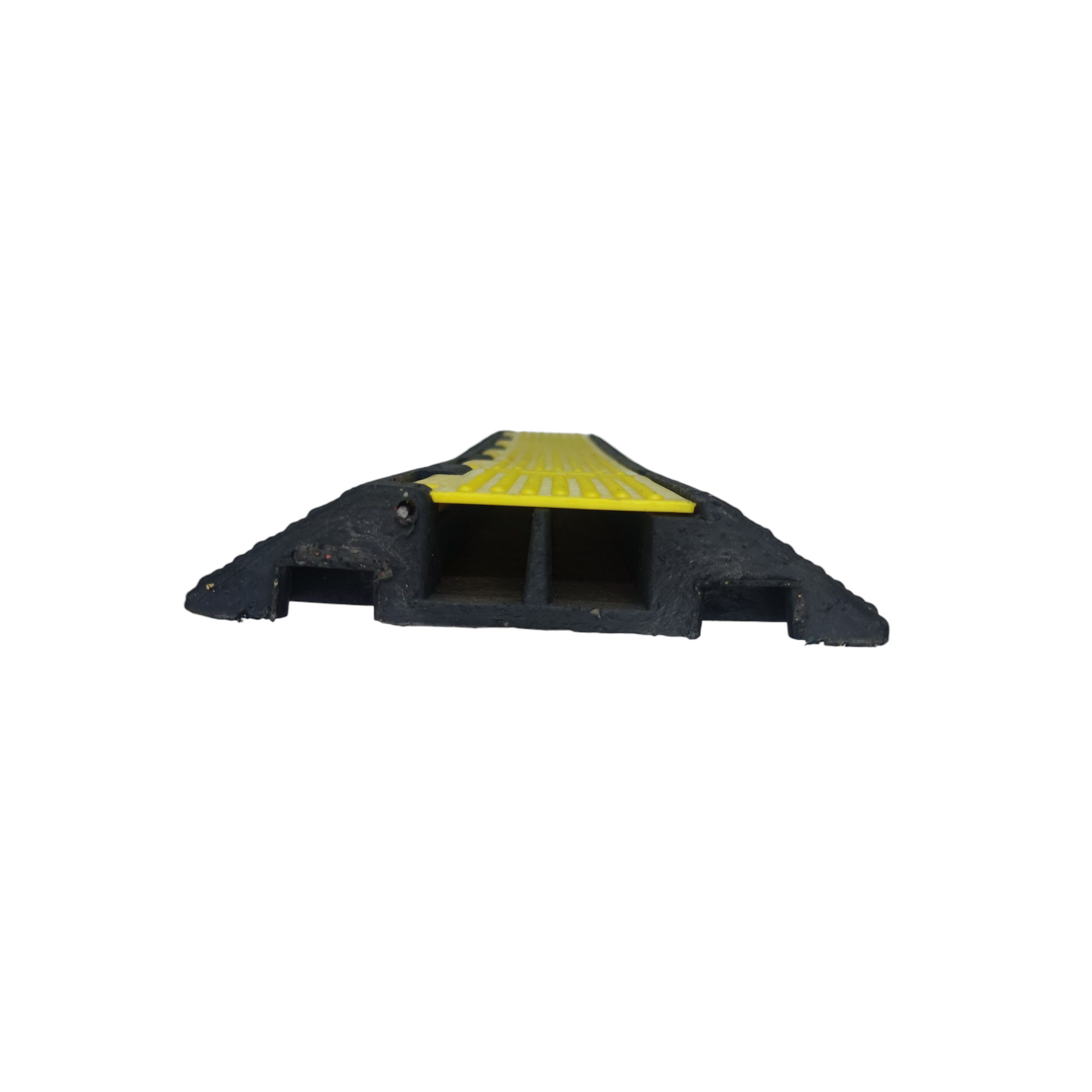 Grippes Cable Ramp Protector 2 Channel with Durable Rubber Design and Safety Grip for Cable Management