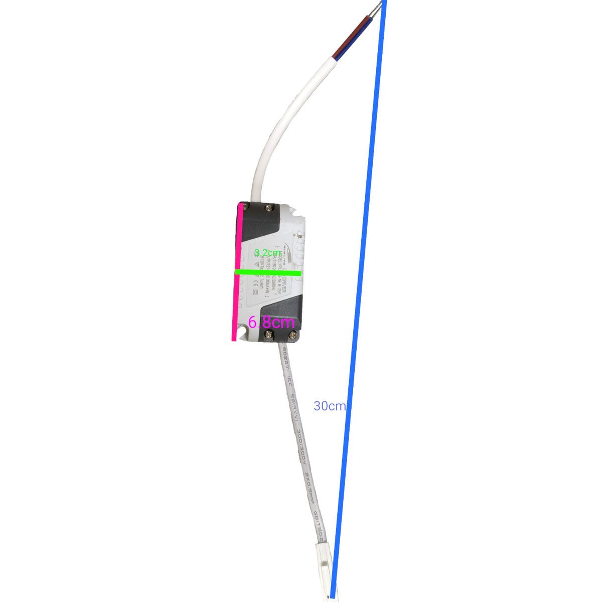 Biglite LED Driver 8-12W Input 180-240V Output 21-42VDC 300mA YPL0812-1B