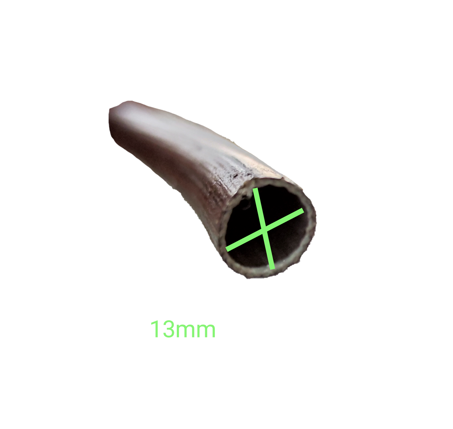 Close-up of Cambric Tubing 80cm Length with 13mm diameter for electrical circuitry and parts