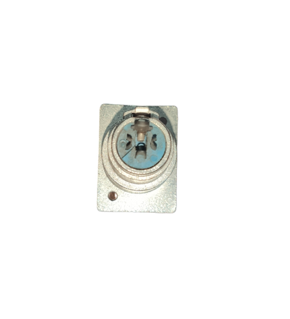 Metal Canon Jack Chassis Type electrical connector part with mounting holes for circuitry