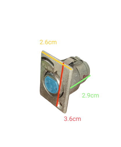 Canon Jack Chassis Type electrical connector with metal casing and push button from China