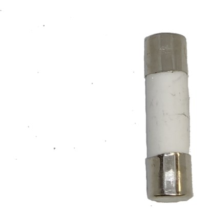 Ceramic Fuse 6A 500V 10x38mm electrical component with white ceramic body and metal end caps
