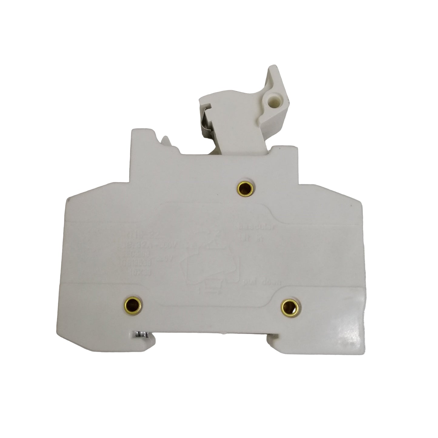 10x38mm ceramic fuse holder in white for secure electrical connections and safety