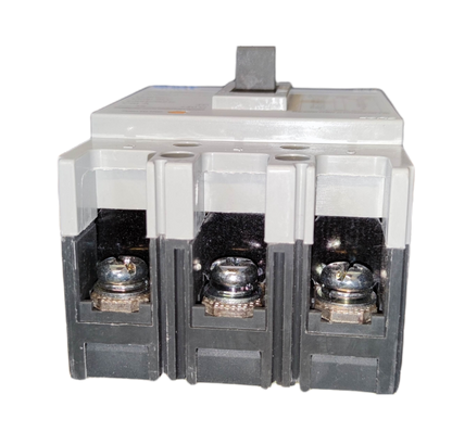 Chint 125 amp 25 KAIC circuit breaker 400V with three terminals for secure electrical connections