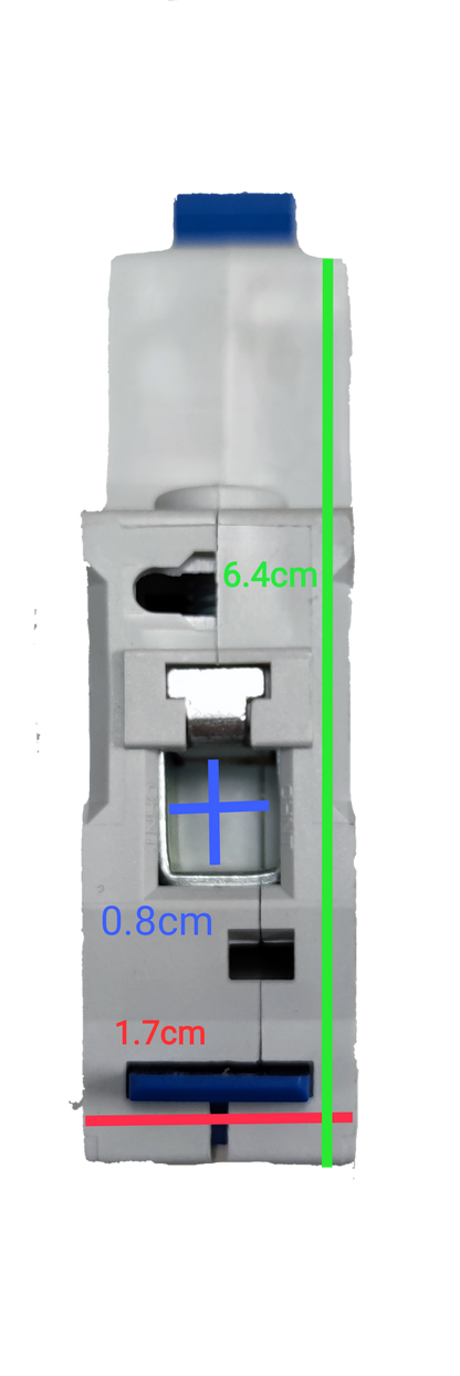 Chint 16A miniature circuit breaker electrical component with compact design and clear markings
