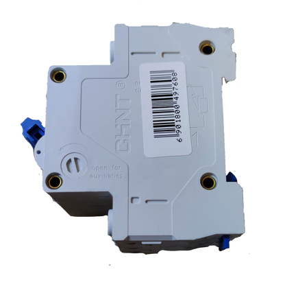 Chint 25A 3Pole Miniature Circuit Breaker electrical component with barcode label