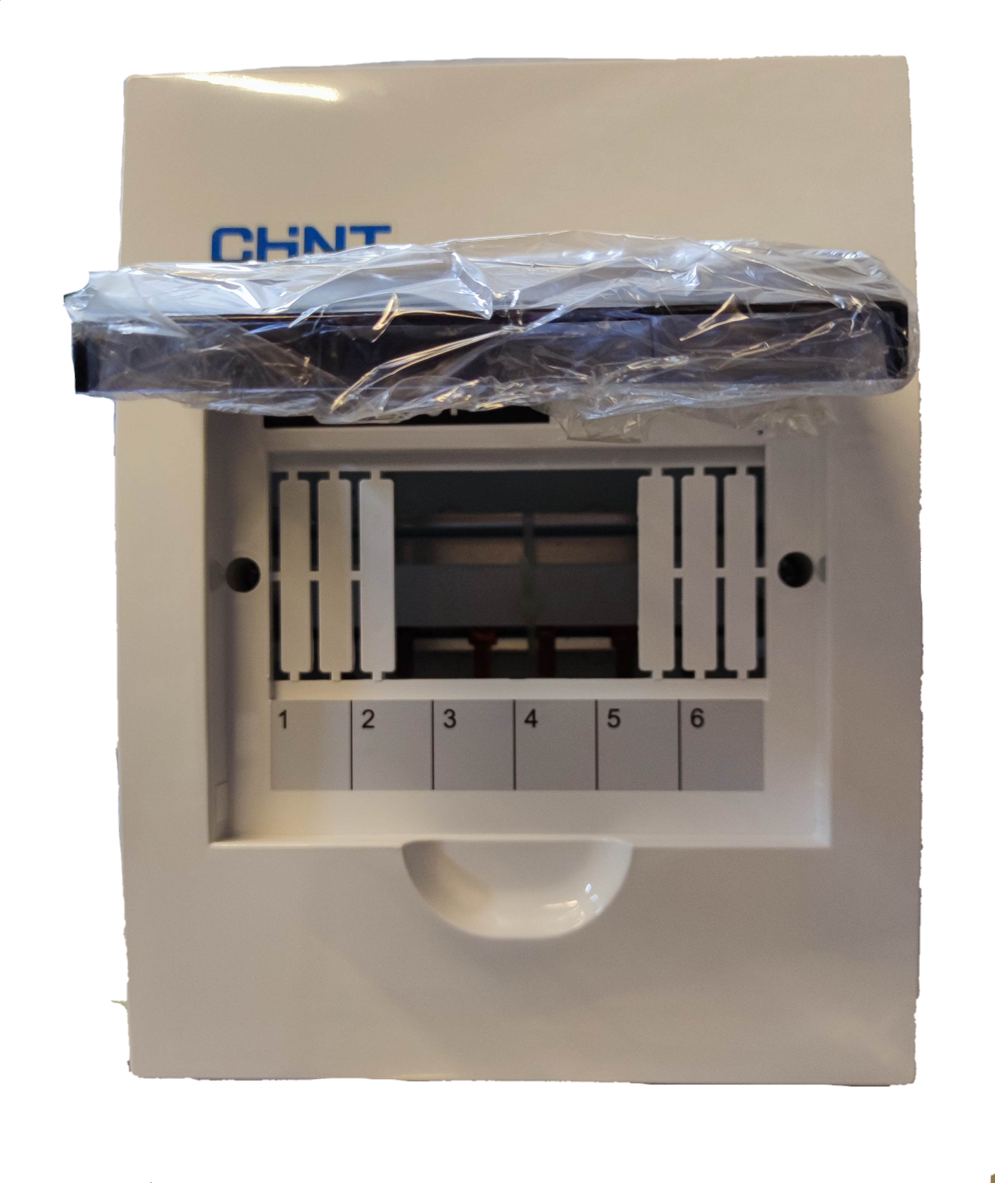 Chint 6 Ways Distribution Box with BusBar electrical circuitry part with transparent cover