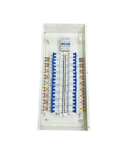 80A 2Pole Chint Miniature Circuit Breaker installed in electrical panel with multiple breakers