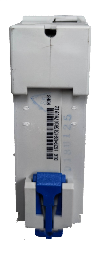 Chint 80A miniature circuit breaker with blue toggle switch for electrical protection